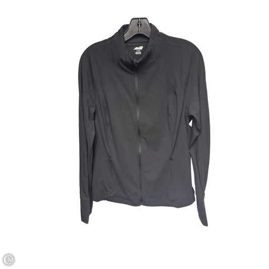 Athletic Jacket By Avia In Black, Size: L