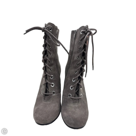 Boots Ankle Heels By Vince Camuto In Grey, Size: 6.5