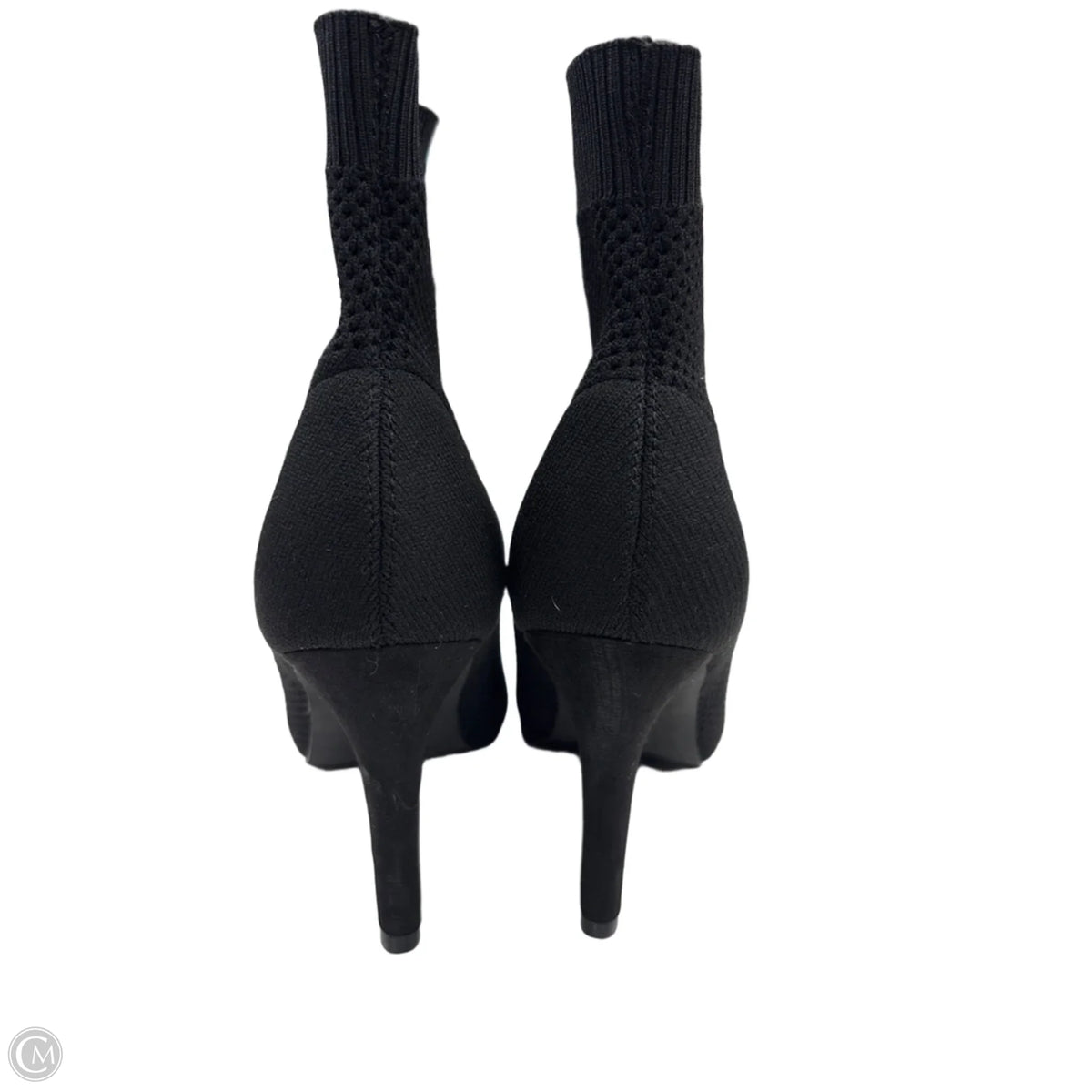 Boots Ankle Heels By Mia In Black, Size: 6