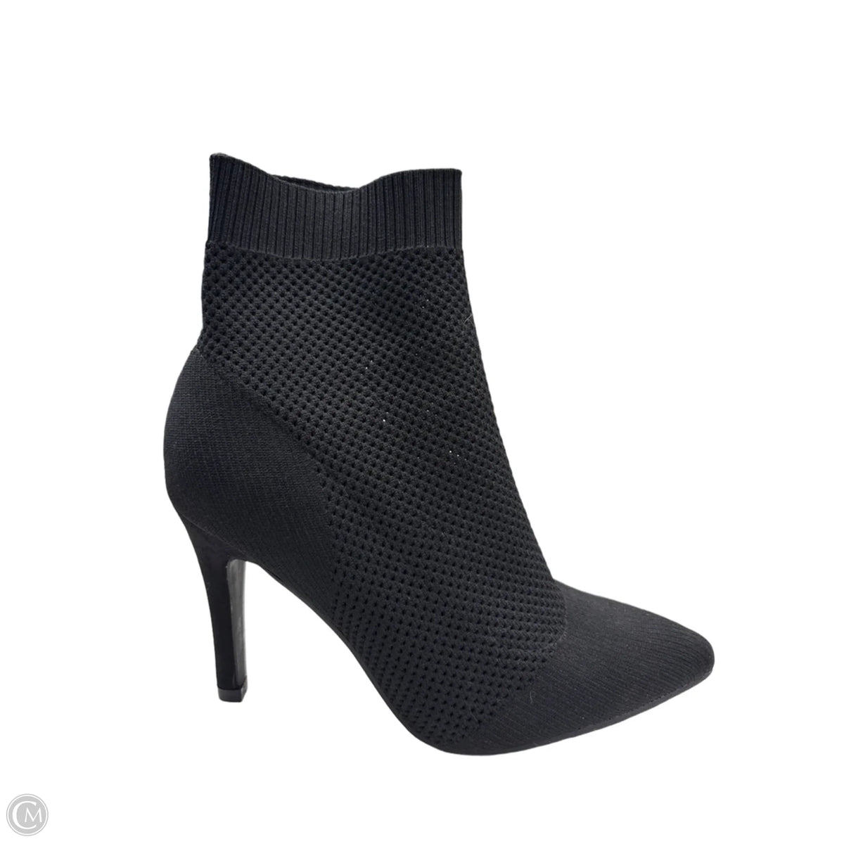 Boots Ankle Heels By Mia In Black, Size: 6