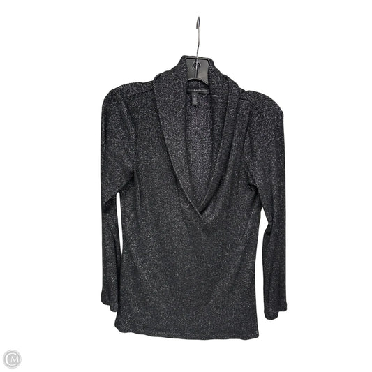 Sweater By White House Black Market In Black & Silver, Size: S