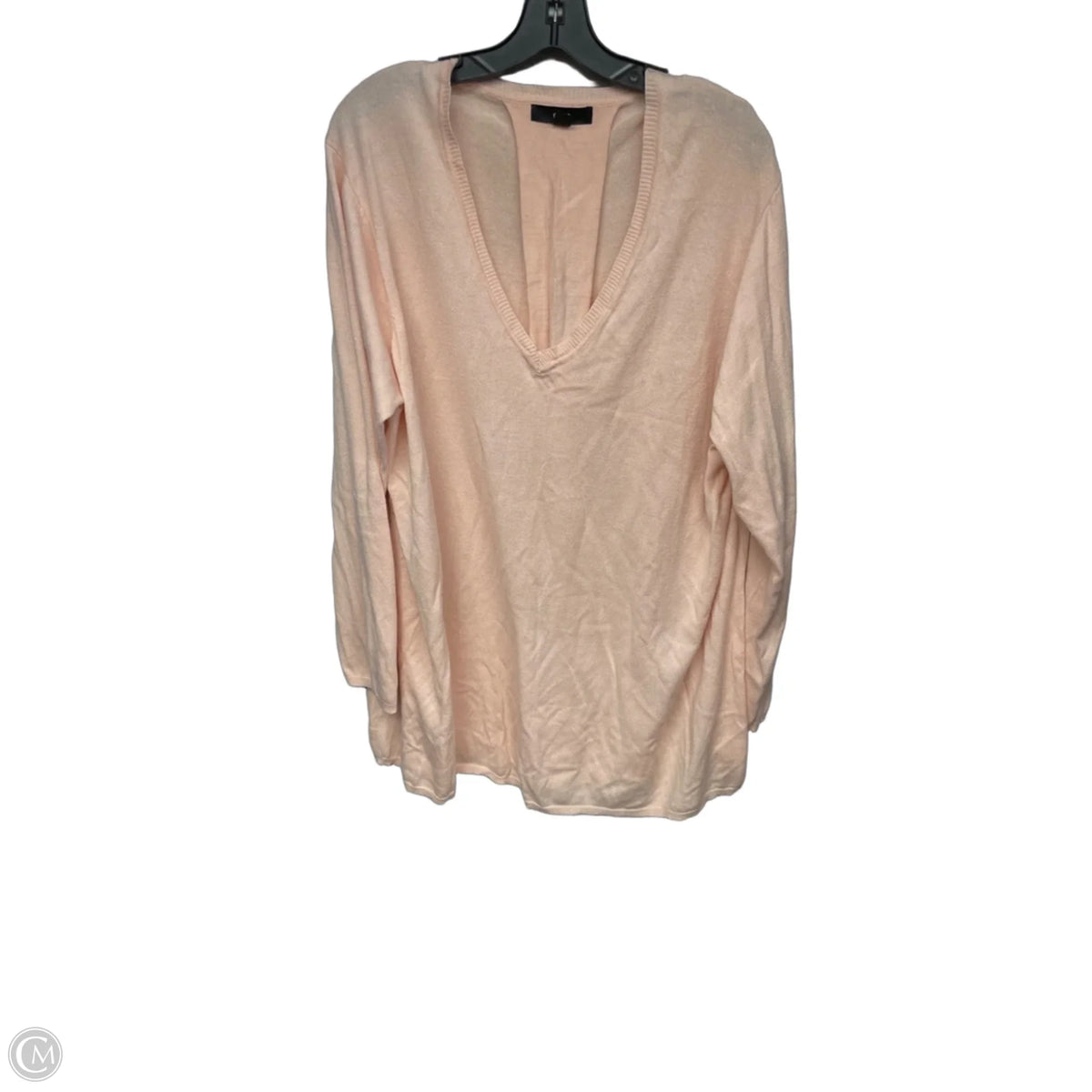 Sweater By Ellos In Peach, Size: 2x