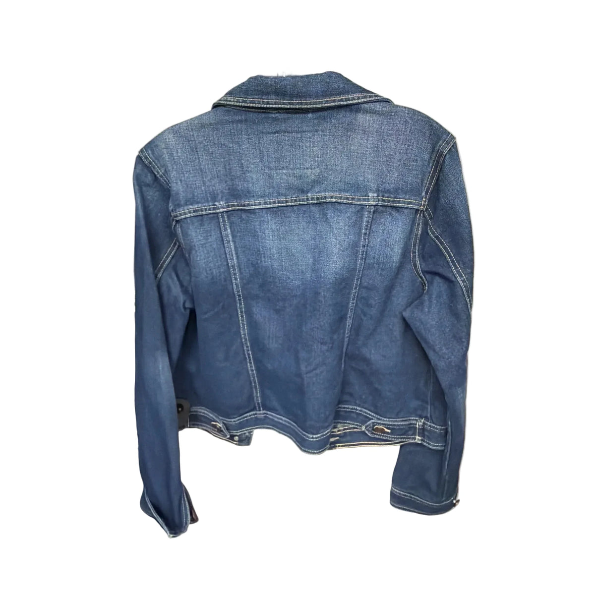Jacket Denim By Bbj In Blue Denim, Size: L