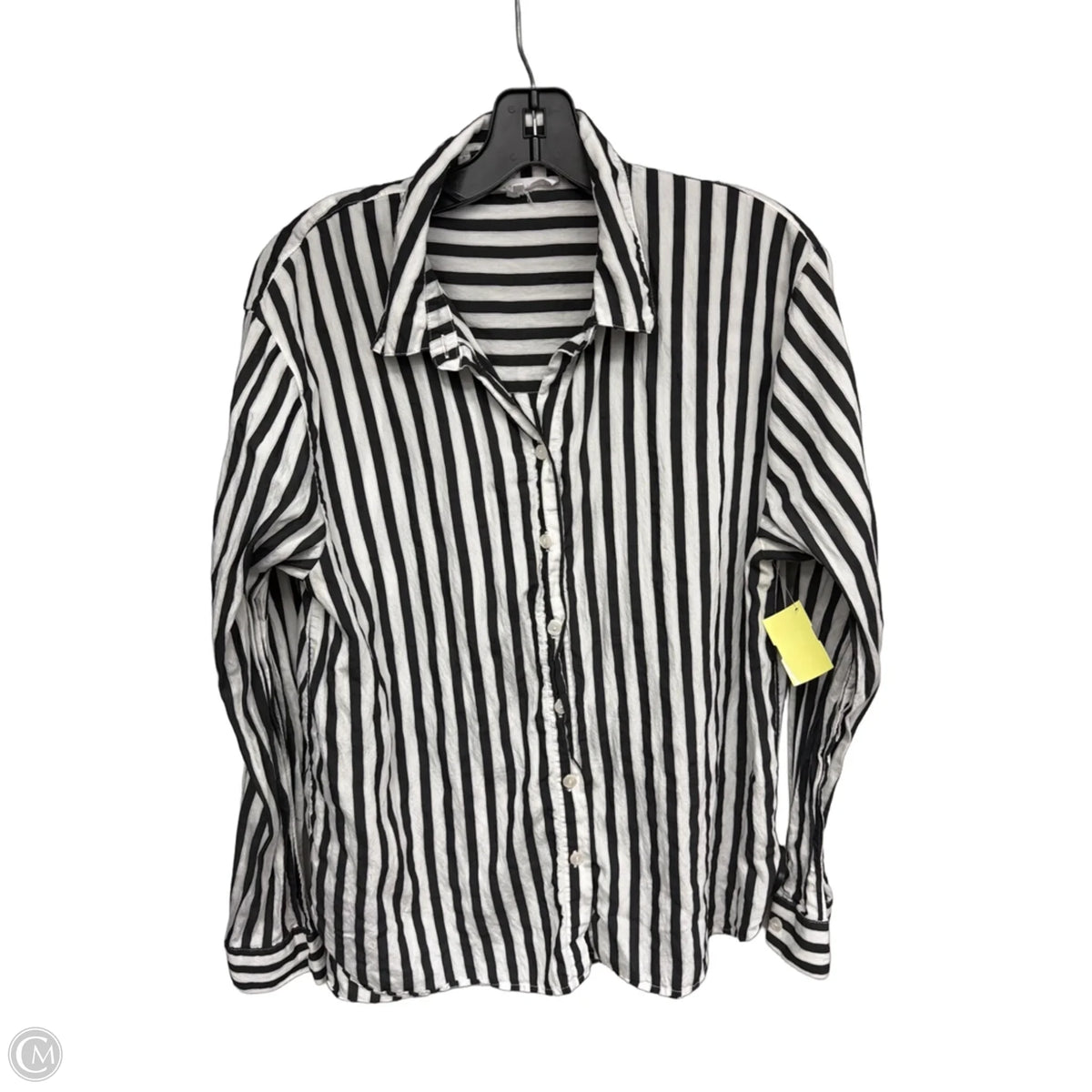 Top Long Sleeve By Jane And Delancey In Striped Pattern, Size: M