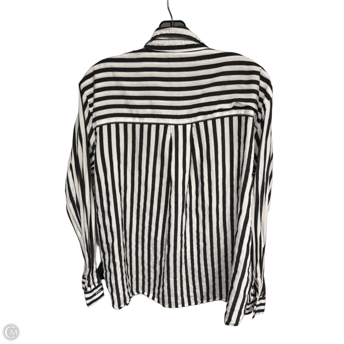 Top Long Sleeve By Jane And Delancey In Striped Pattern, Size: M