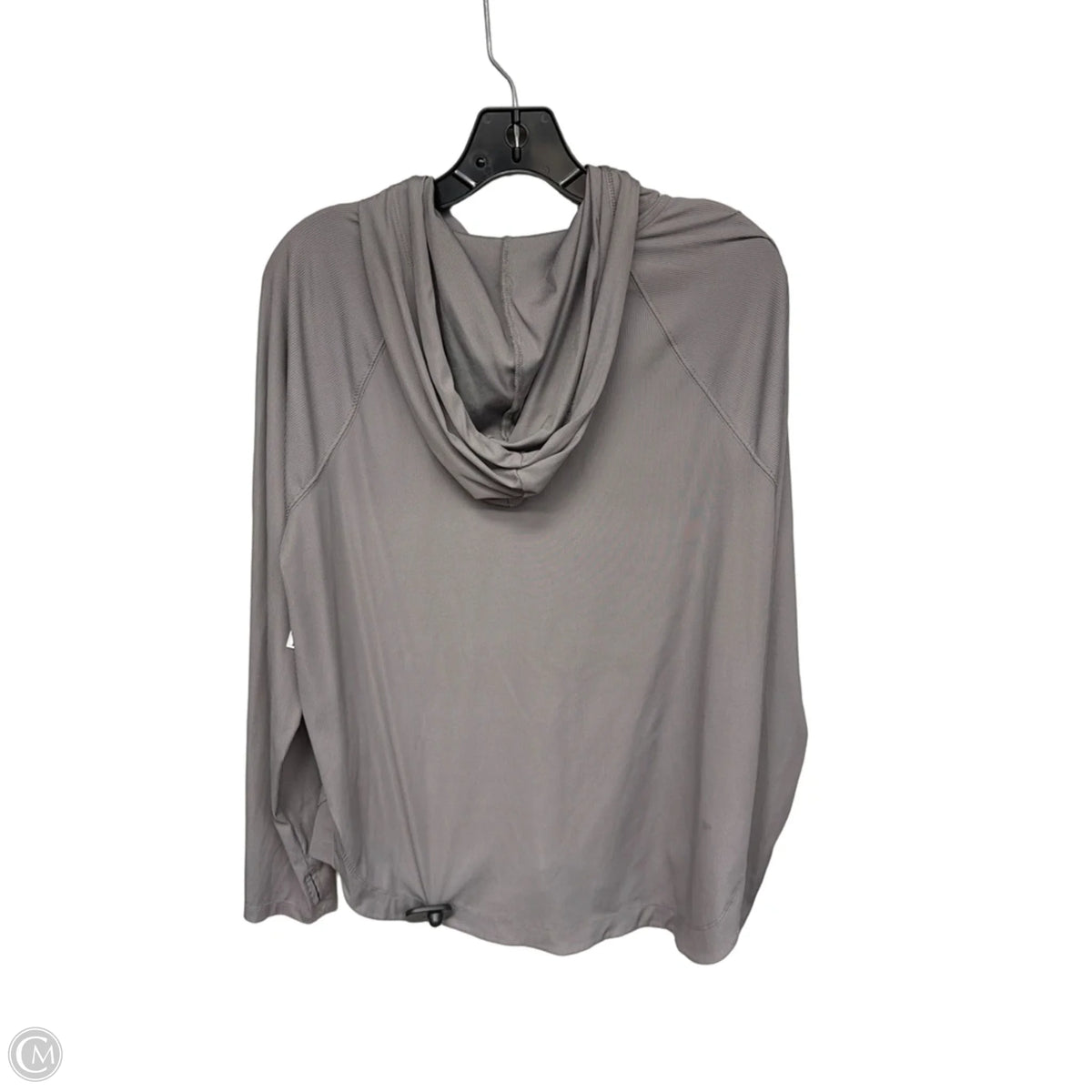 Top Long Sleeve By Sage In Grey, Size: L