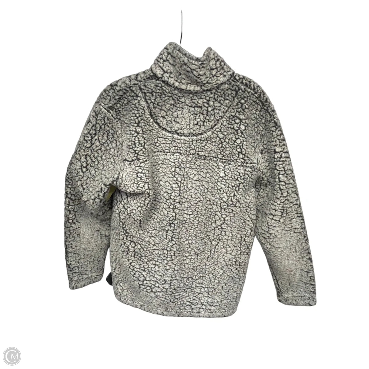 Sweatshirt Collar By Clothes Mentor In Grey, Size: S