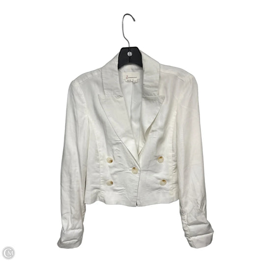Top Long Sleeve By Anthropologie In White, Size: Xxs