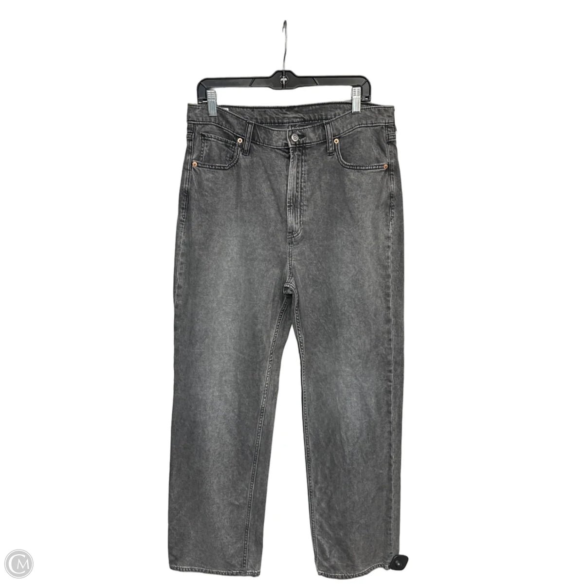 Jeans Flared By Gap In Grey, Size: 14