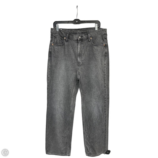 Jeans Flared By Gap In Grey, Size: 14