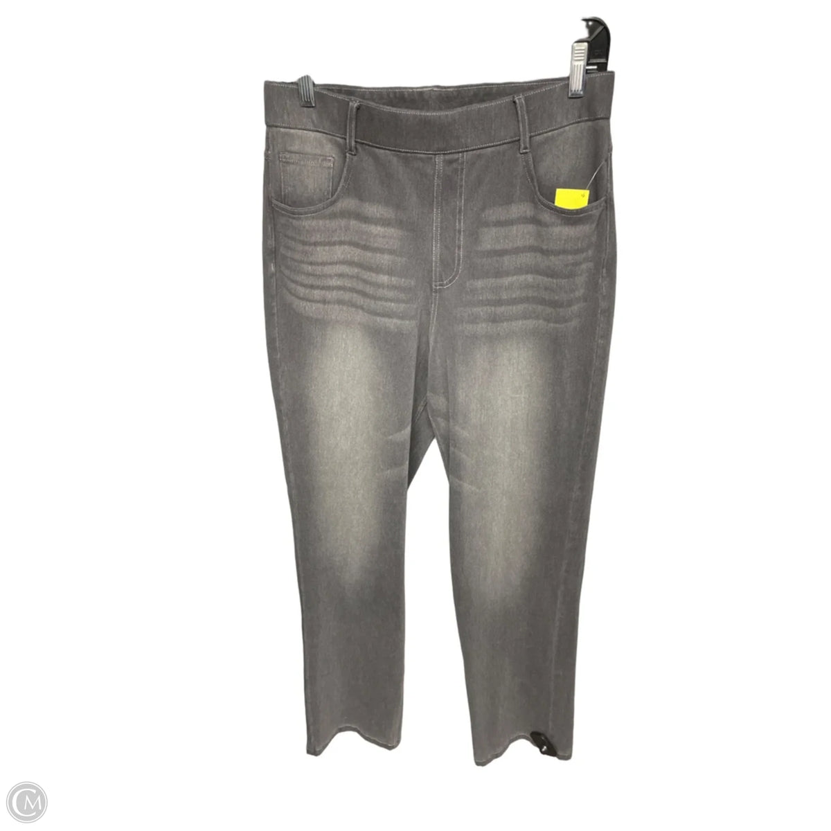Jeans Straight By Halara In Grey Denim, Size: L