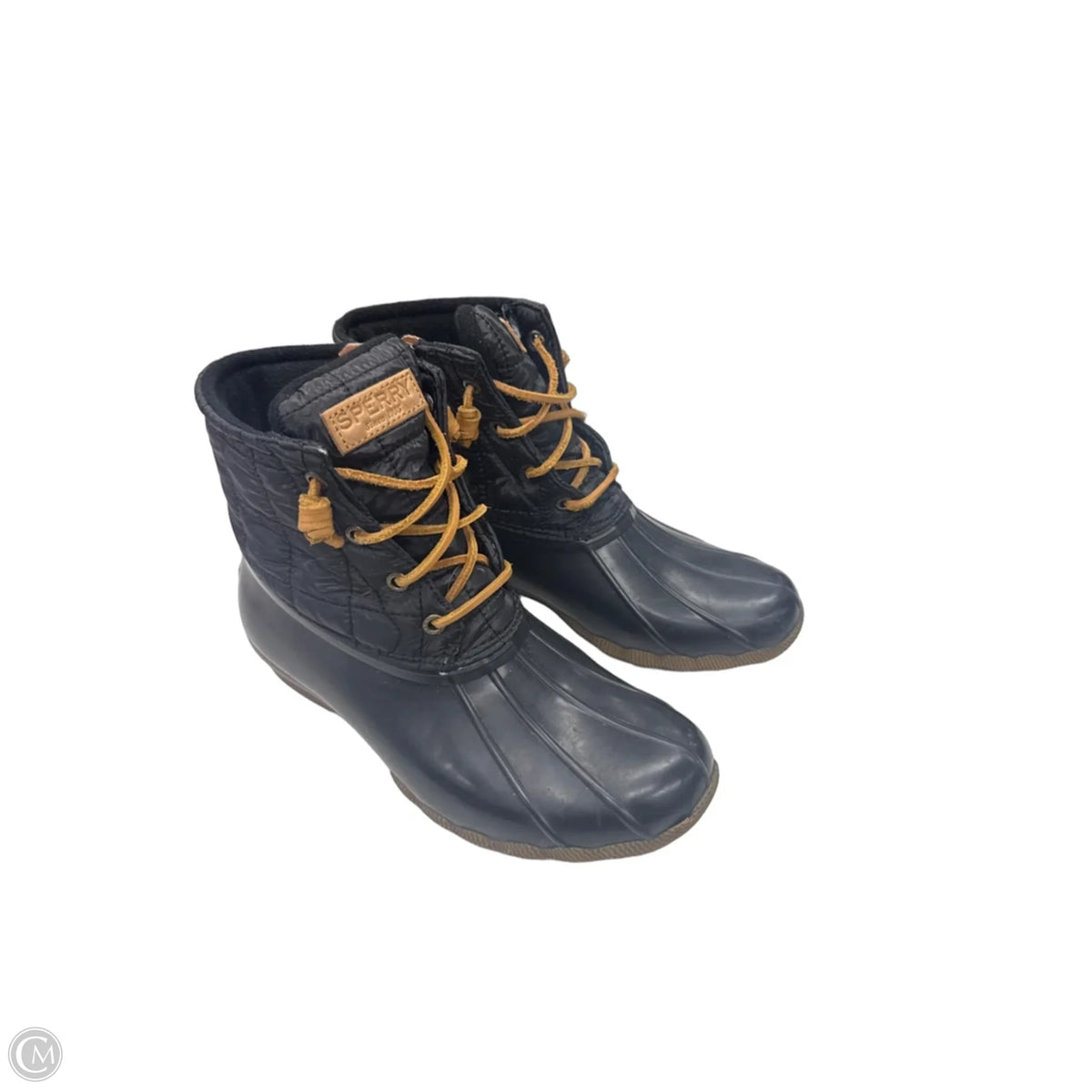 Boots Ankle Heels By Sperry In Black, Size: 8