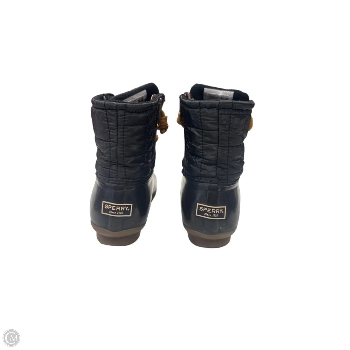 Boots Ankle Heels By Sperry In Black, Size: 8
