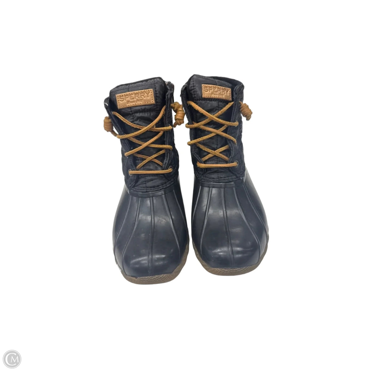 Boots Ankle Heels By Sperry In Black, Size: 8