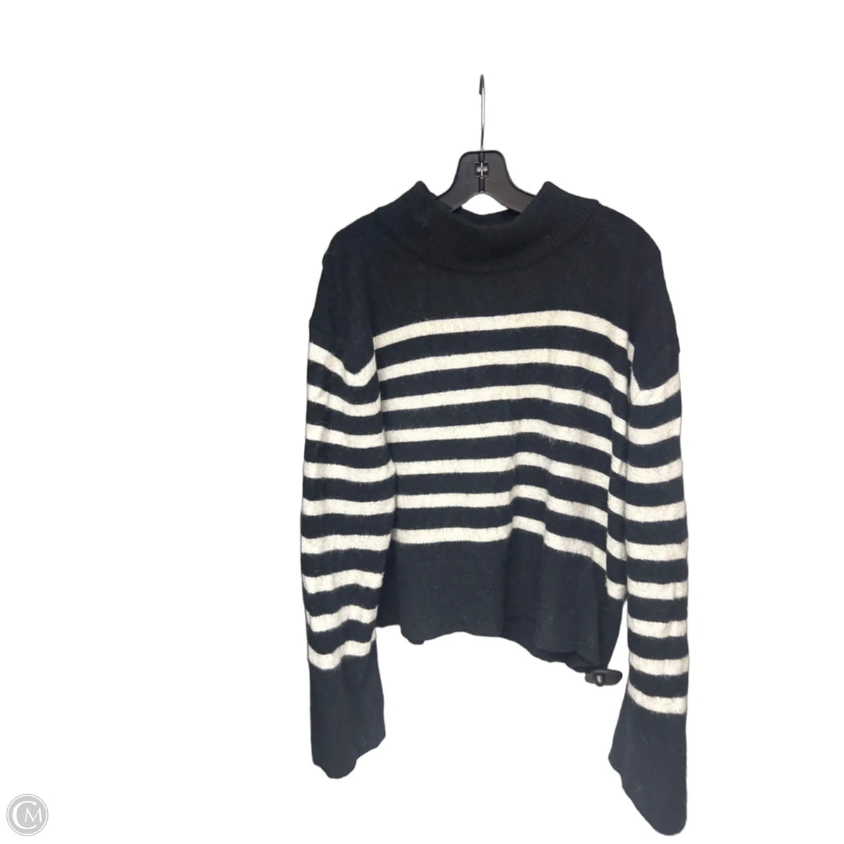 Sweater By J. Crew In Black & White, Size: L
