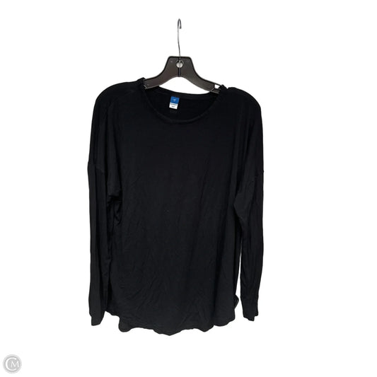 Top Long Sleeve Basic By Old Navy In Black, Size: M