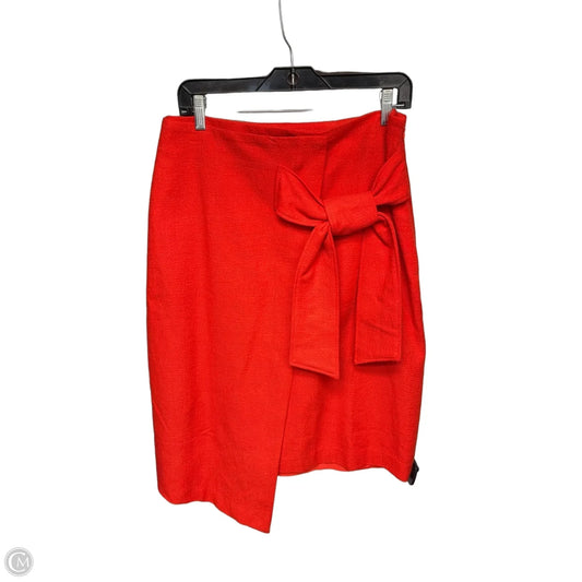 Skirt Midi By Maeve In Red, Size: 10