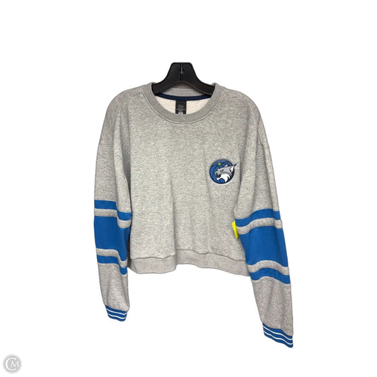 Sweatshirt Crewneck By Clothes Mentor In Grey, Size: Xl