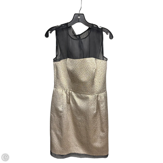Dress Party Midi By Clothes Mentor In Gold, Size: 12