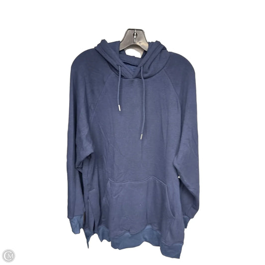 Sweatshirt Hoodie By Clothes Mentor In Blue, Size: Xl