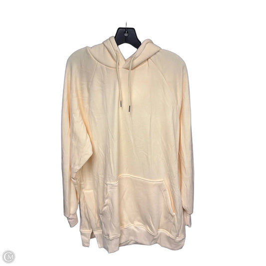 Sweatshirt Hoodie By Clothes Mentor In Yellow, Size: Xl