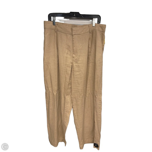 Pants Wide Leg By A New Day In Tan, Size: 14l
