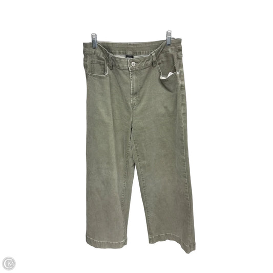 Jeans Wide Leg By Dokotoo In Green, Size: 14