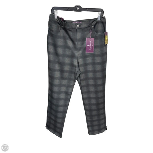 Pants Dress By Gloria Vanderbilt In Plaid Pattern, Size: 14