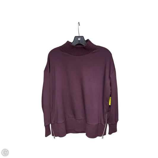 Top Long Sleeve By Simply Vera In Maroon, Size: S