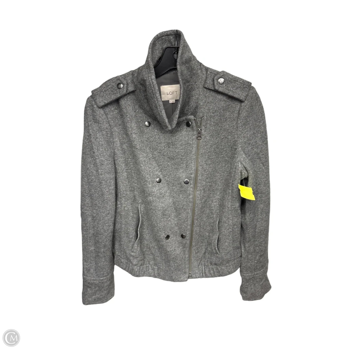 Jacket Other By Loft In Grey, Size: M