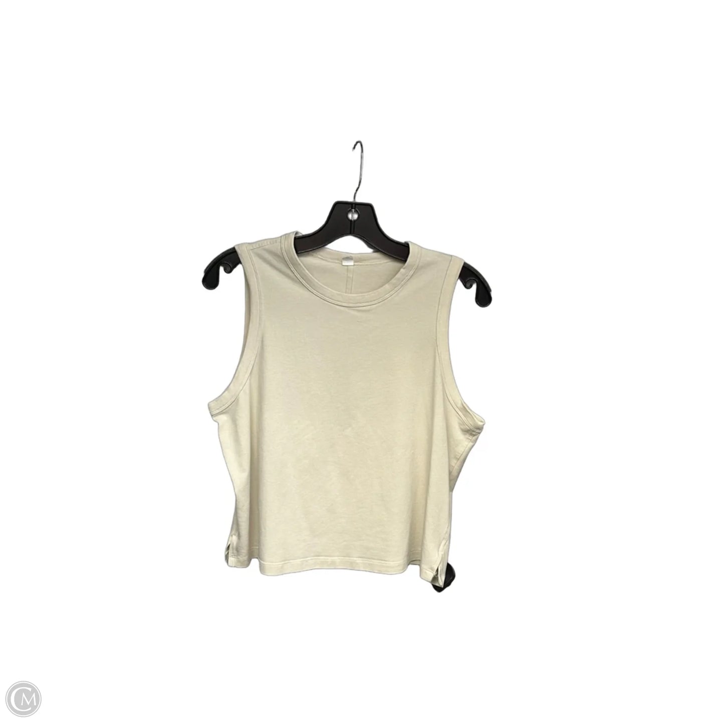 Athletic Tank Top By Lululemon In Cream, Size: 8
