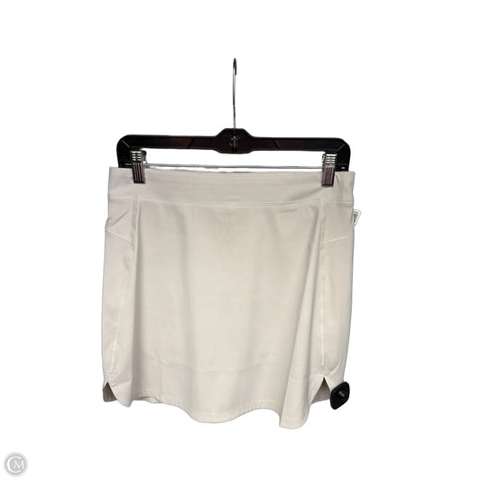 Athletic Skort By Adidas In Cream, Size: 2