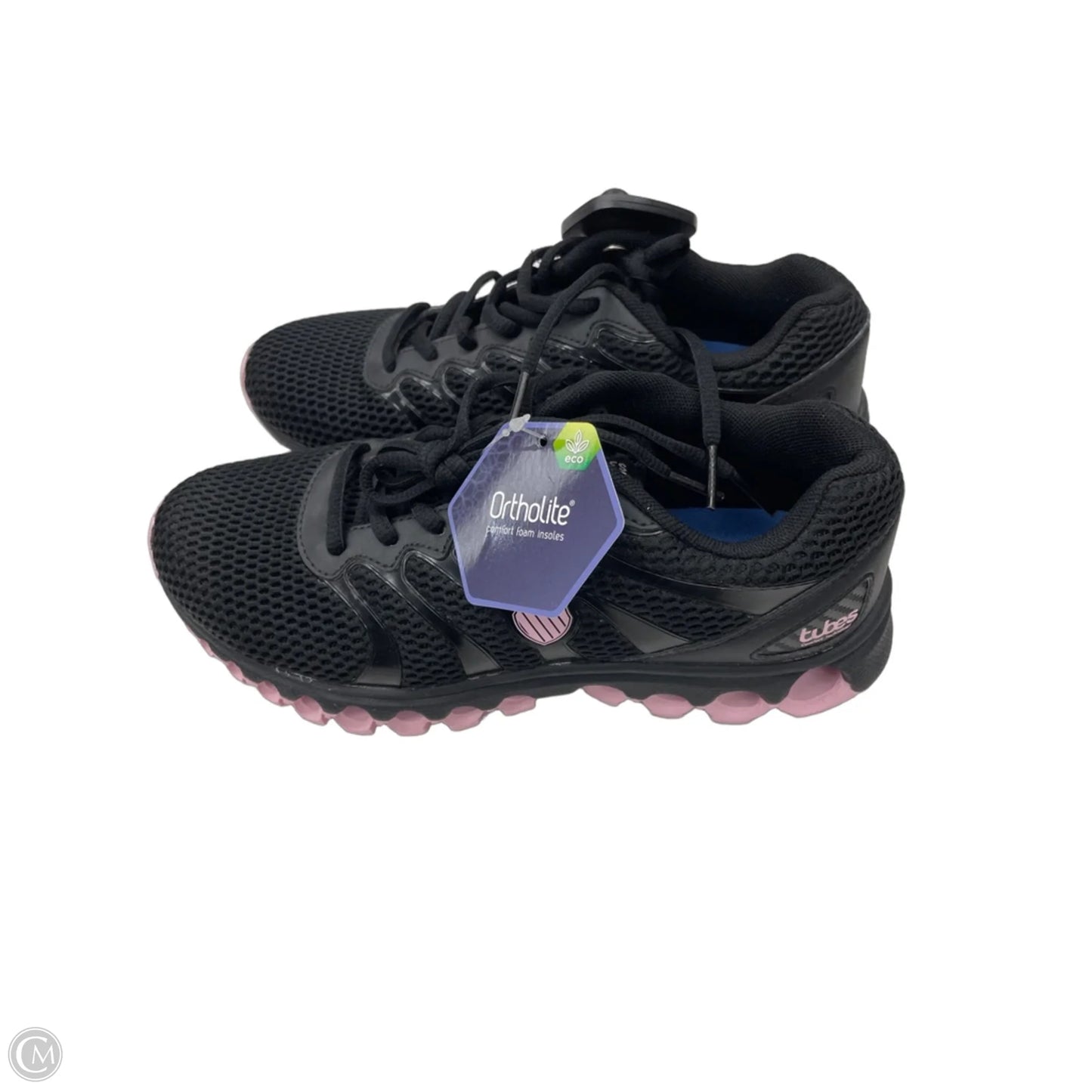 Shoes Athletic By K Swiss In Black & Pink, Size: 7