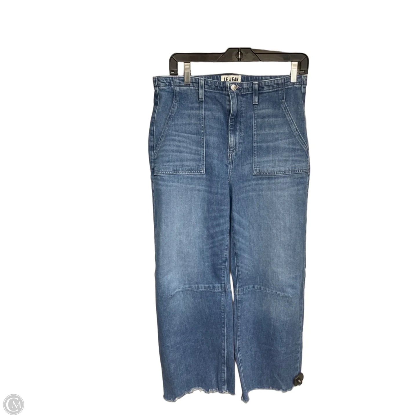Jeans Wide Leg By Le Jean In Blue Denim, Size: 8