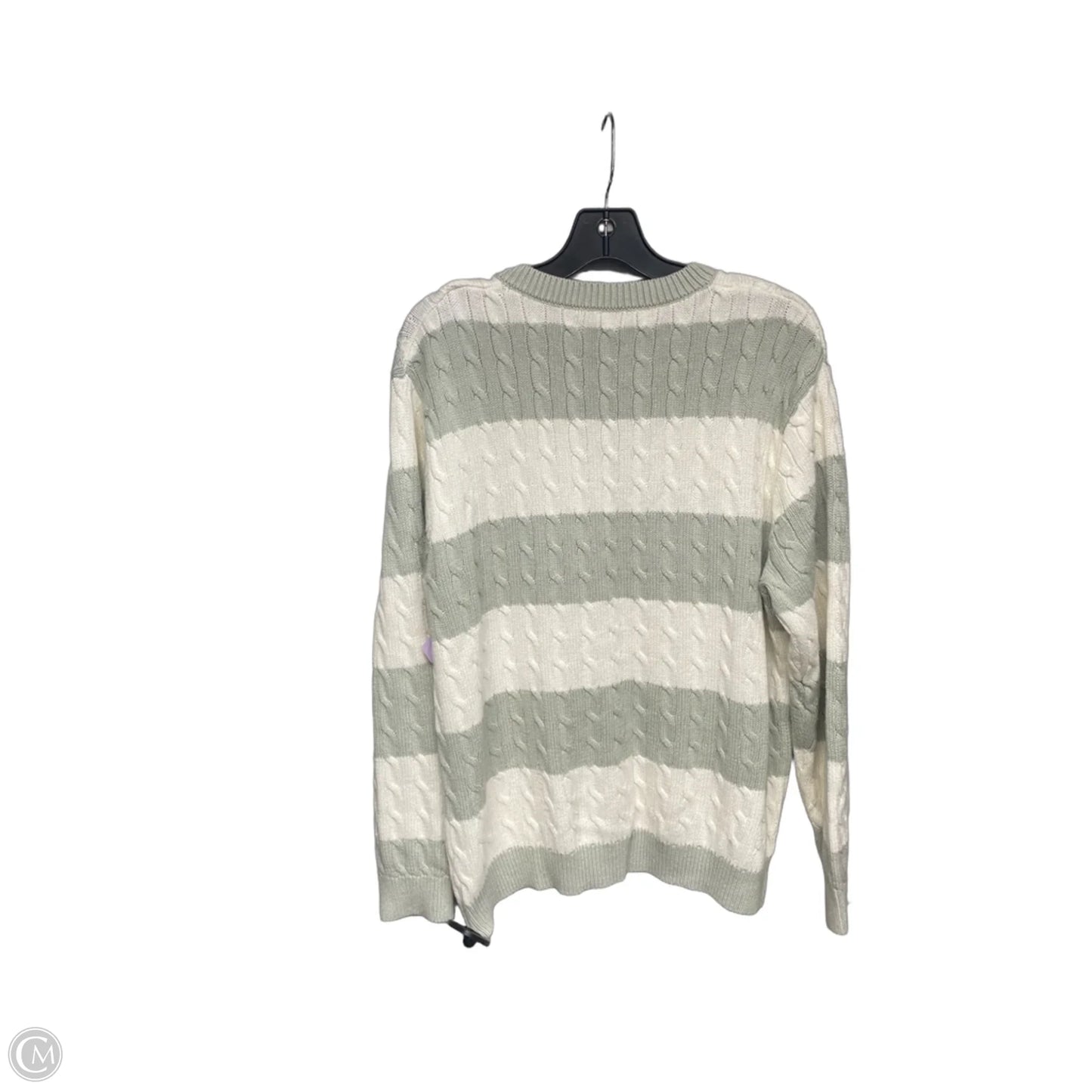 Sweater By John Galt In Green & White