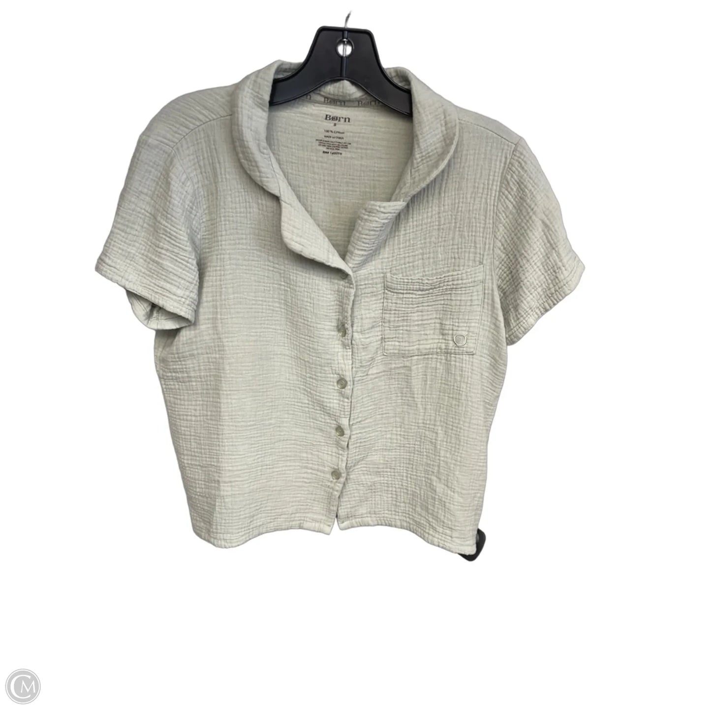 Top Short Sleeve By Born In Green, Size: S