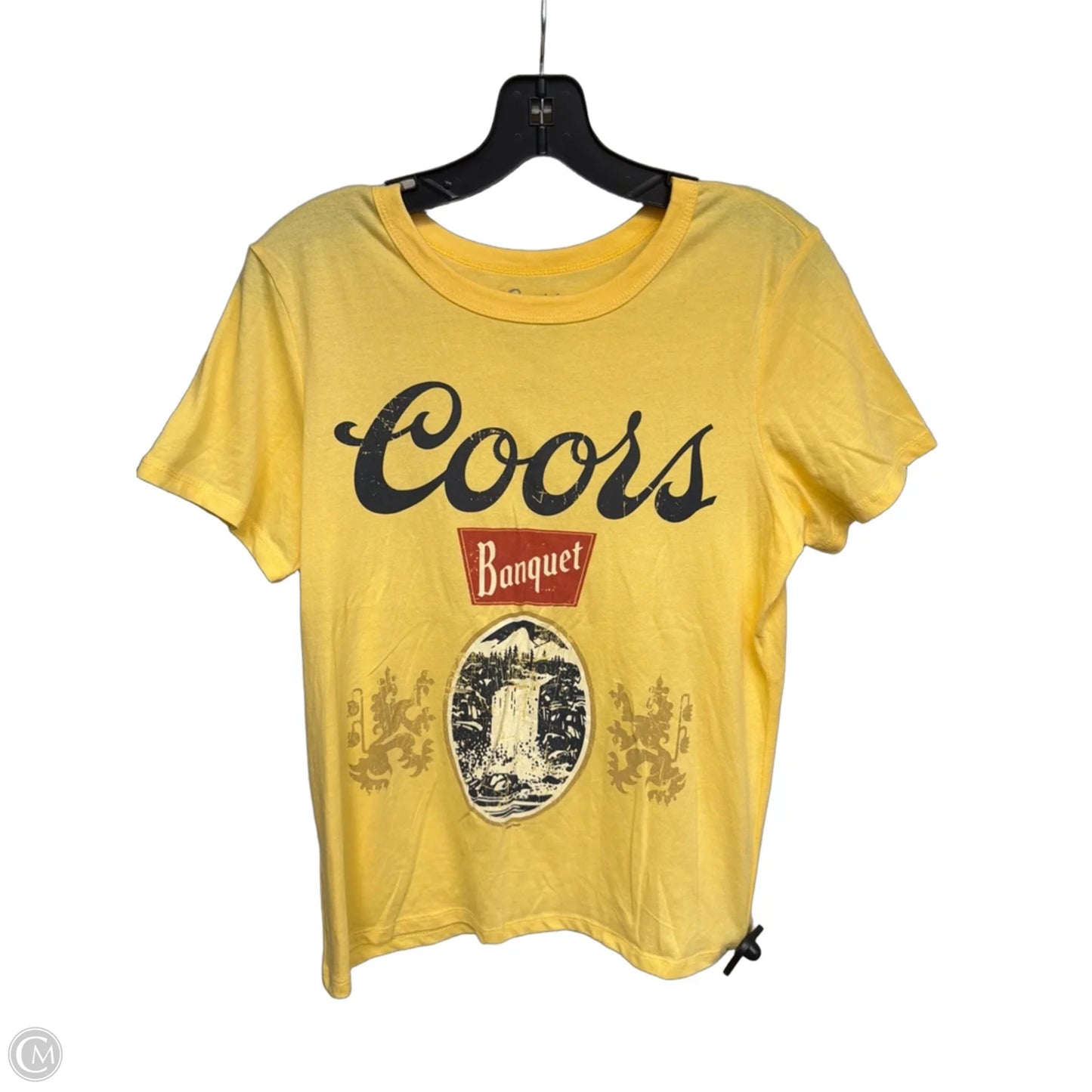 Top Short Sleeve By Clothes Mentor In Yellow, Size: S