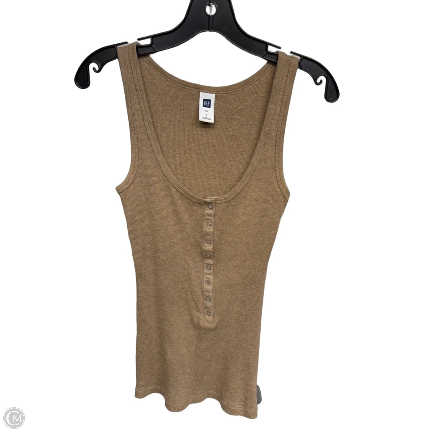 Tank Top By Gap In Brown, Size: S