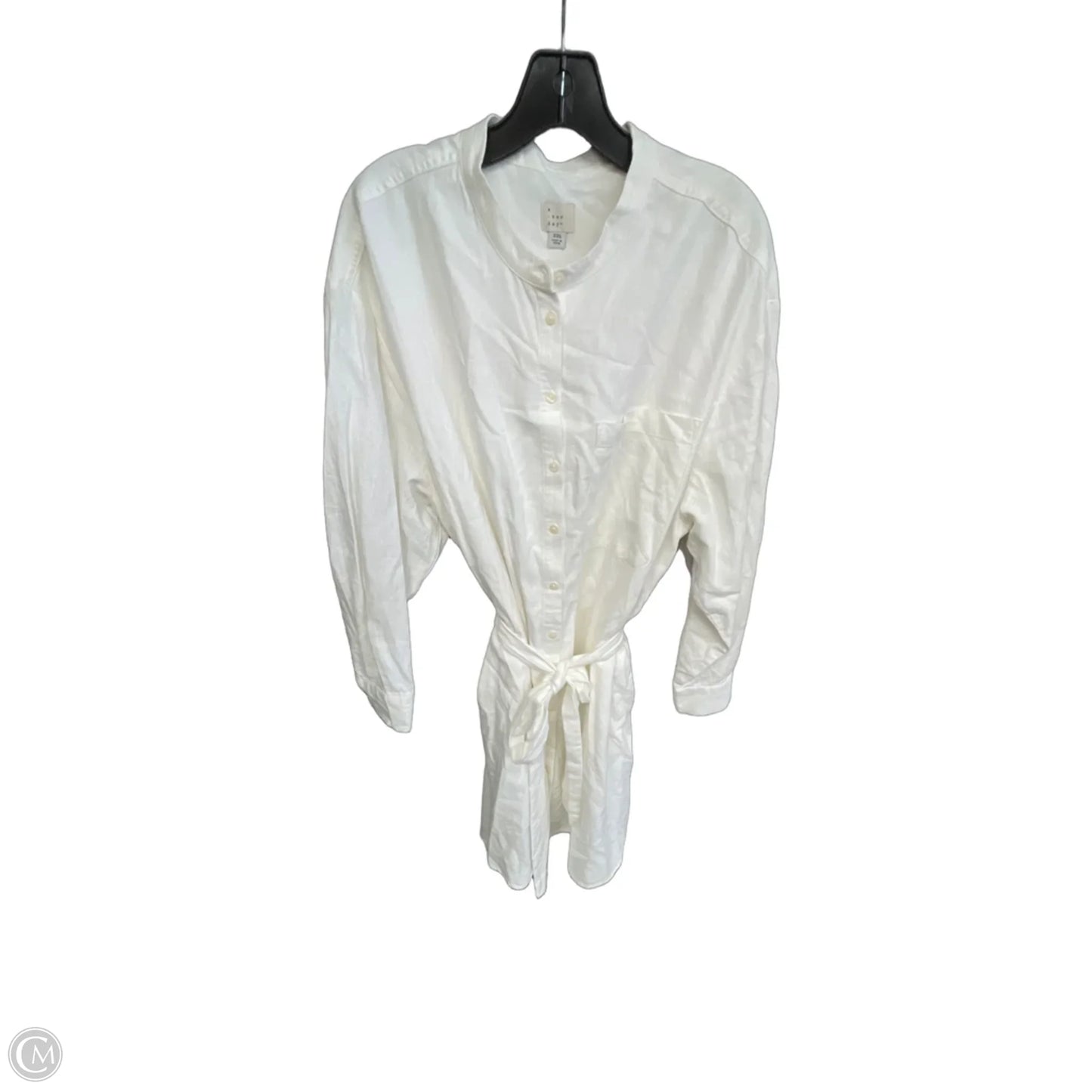 Dress Casual Maxi By Old Navy in White, Size: L