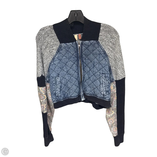 Jacket Other By Pilcro In Blue & Grey, Size: S