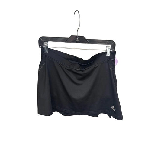 Athletic Skort By Adidas In Black, Size: M