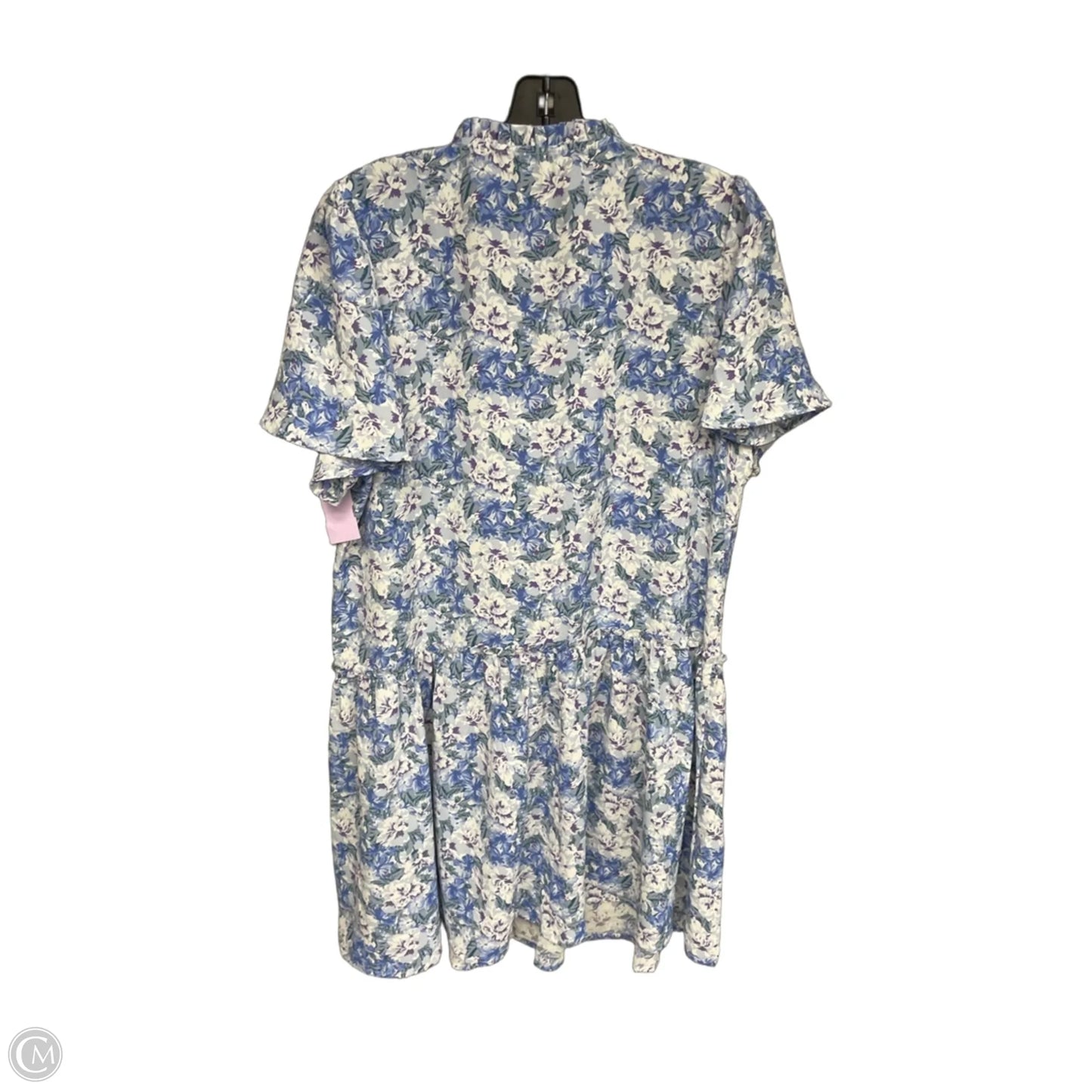 Dress Casual Short By Btfbm In Blue & Purple, Size: L