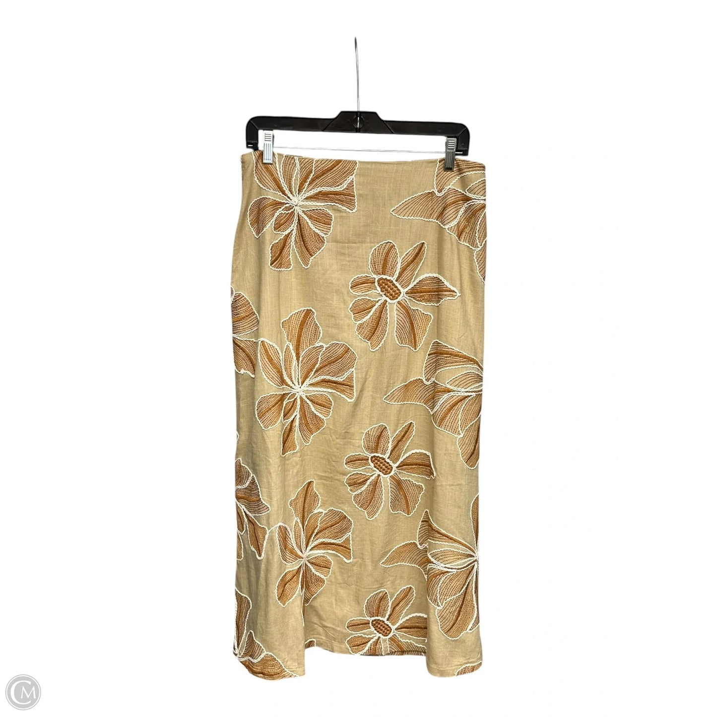 Skirt Maxi By Clothes Mentor In Brown, Size: L
