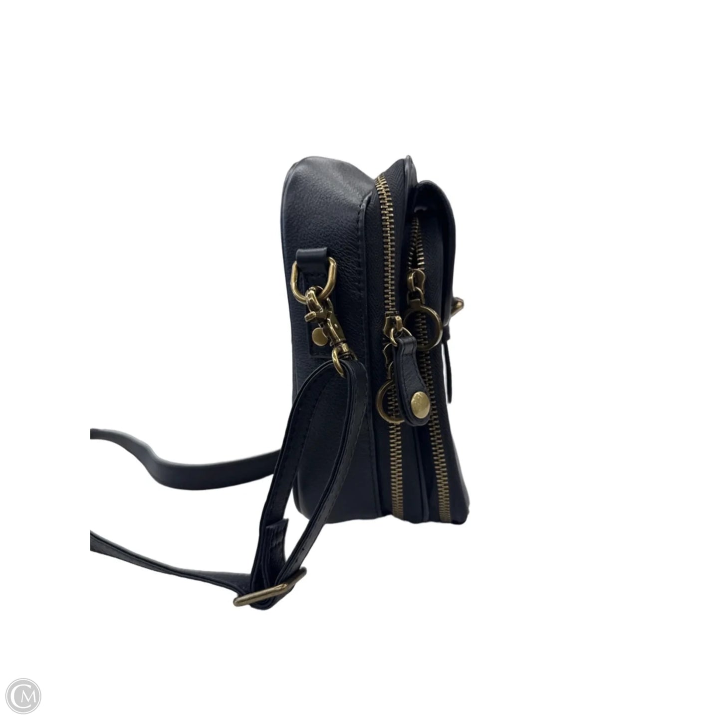 Crossbody Leather By Clothes Mentor, Size: Medium