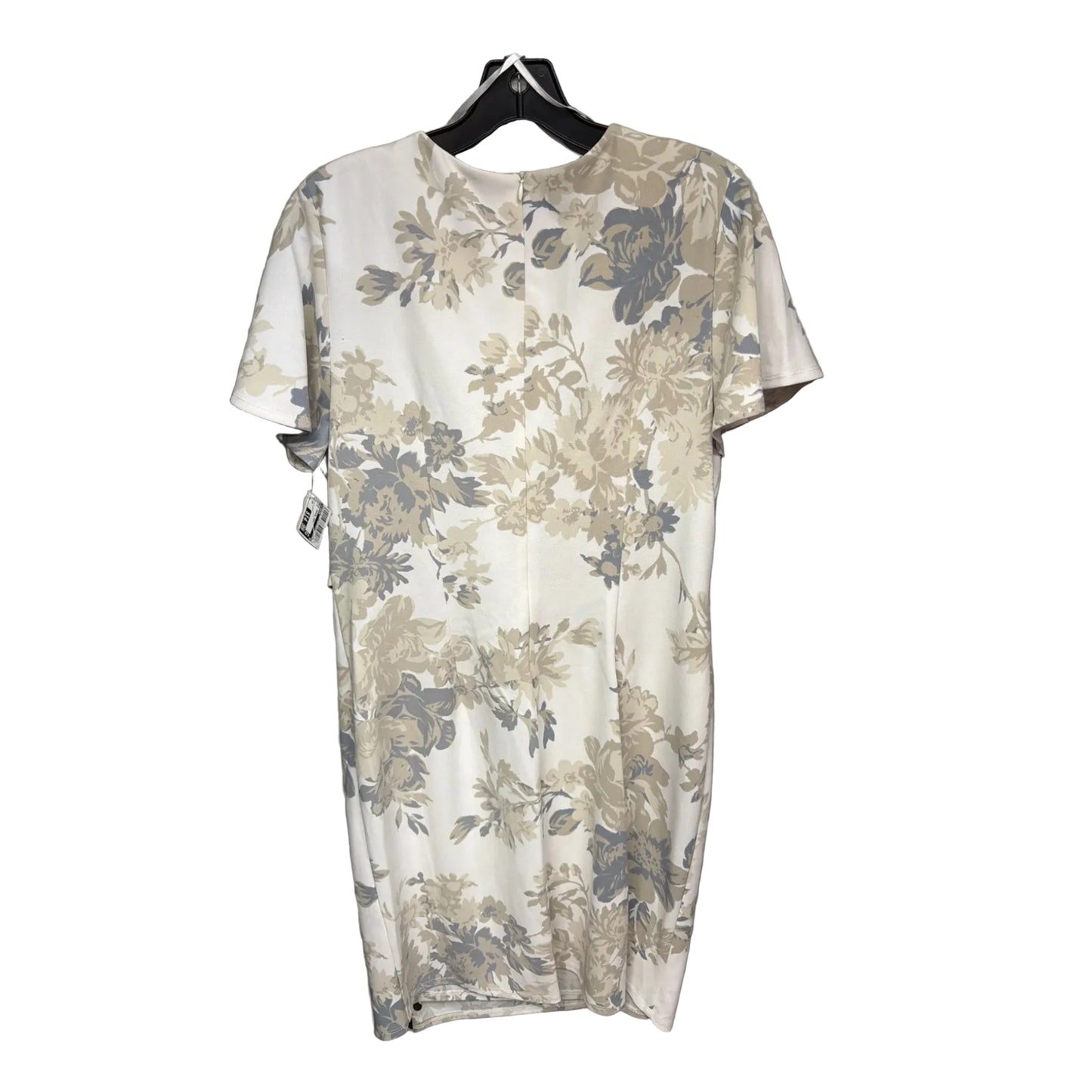 Dress Casual Midi By Glamour In White, Size: 16