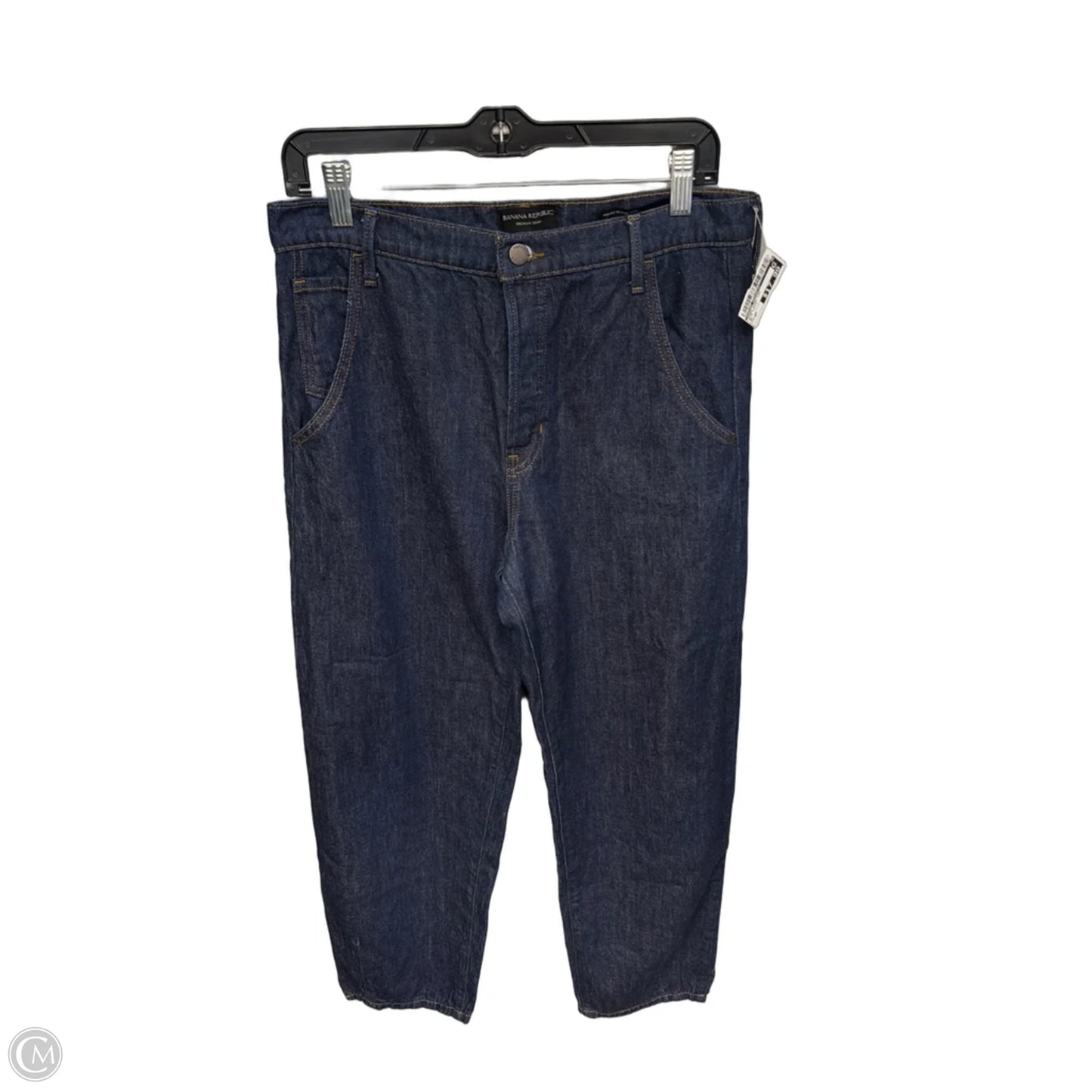 Jeans Wide Leg By Banana Republic In Blue Denim, Size: 6p