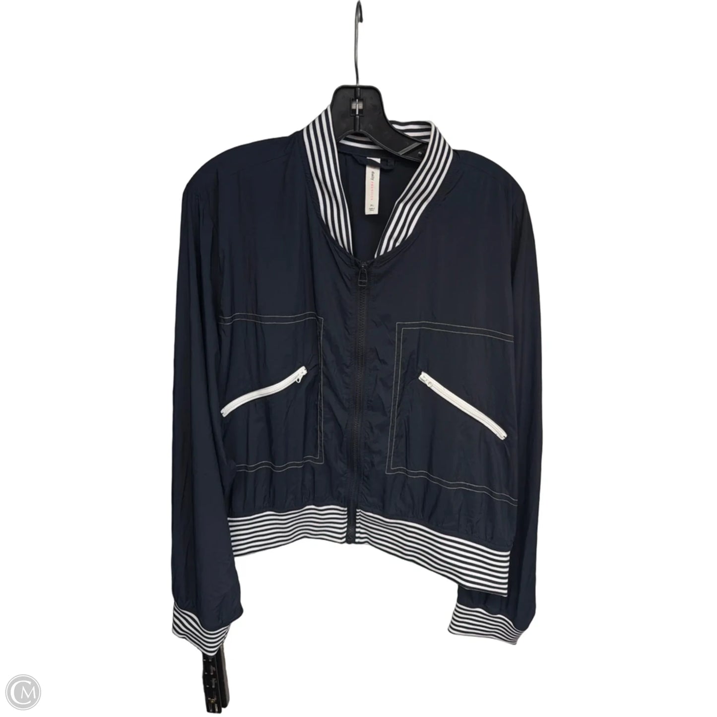 Athletic Jacket By Daily Practice By Anthropologie In Navy, Size: Xl