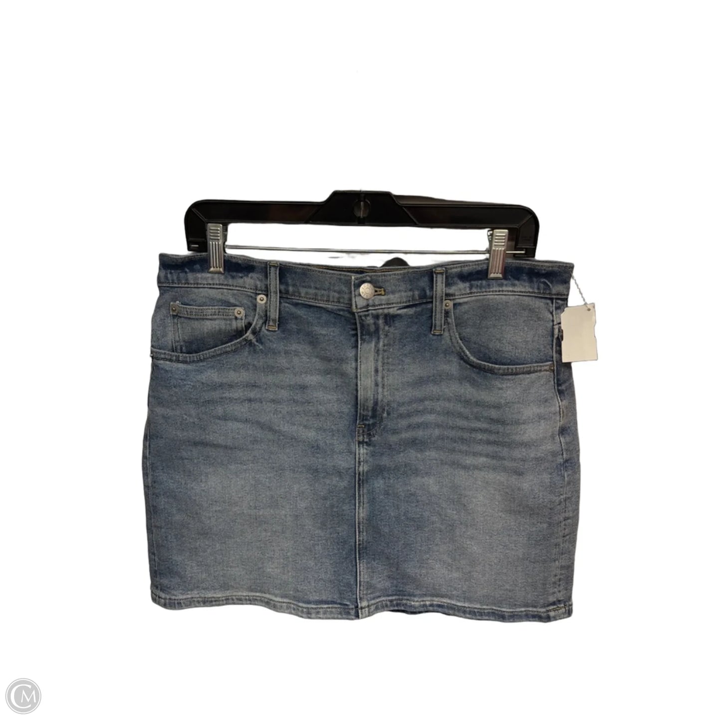 Skirt Midi By J. Crew In Blue Denim, Size: 10