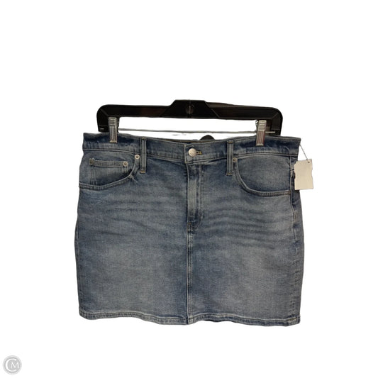 Skirt Midi By J. Crew In Blue Denim, Size: 10