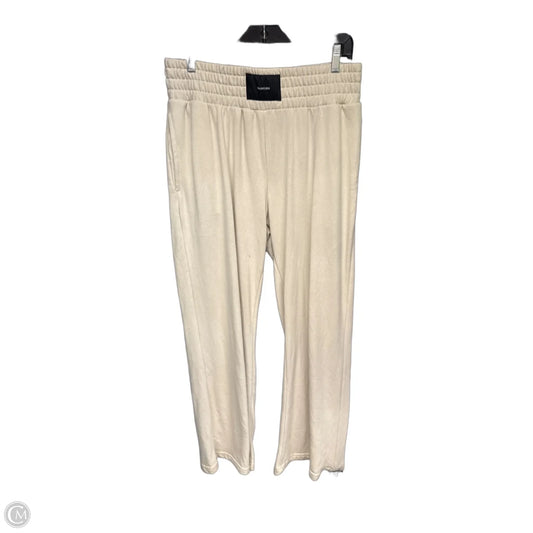 Athletic Pants By Clothes Mentor In Cream, Size: L